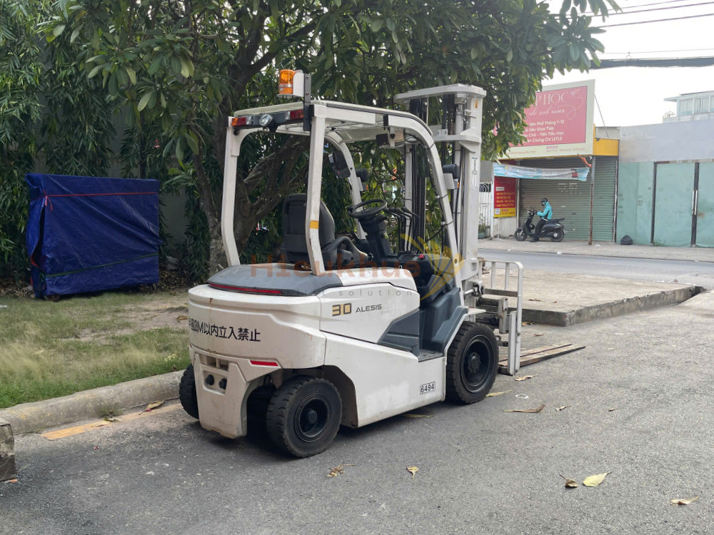 Xe nâng điện ngồi lái NICHIYU FB30PN-80B-400SAF năm 2021, nâng cao 4m