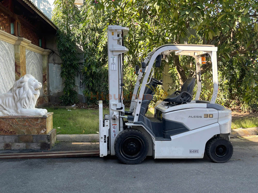 Xe nâng điện ngồi lái NICHIYU FB30PN-80B-400SAF năm 2021, nâng cao 4m