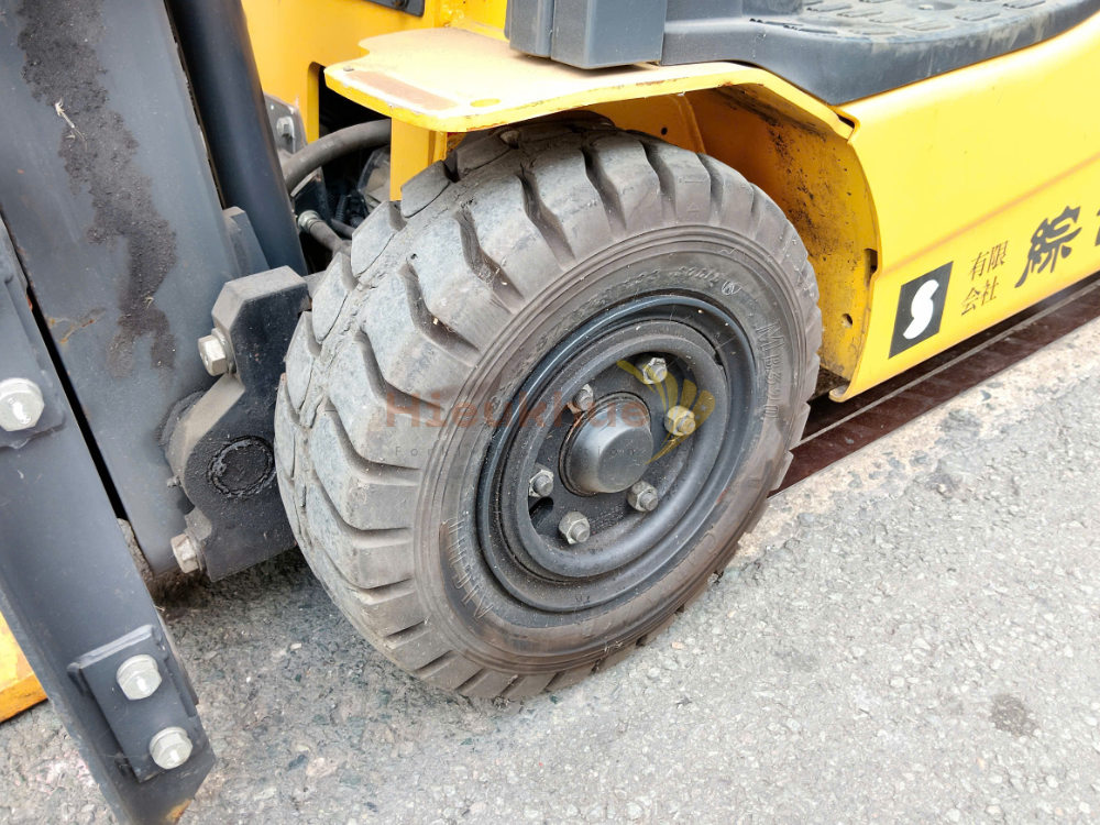 Xe nâng điện ngồi lái KOMATSU FB10M-12 sơn zin đẹp keng
