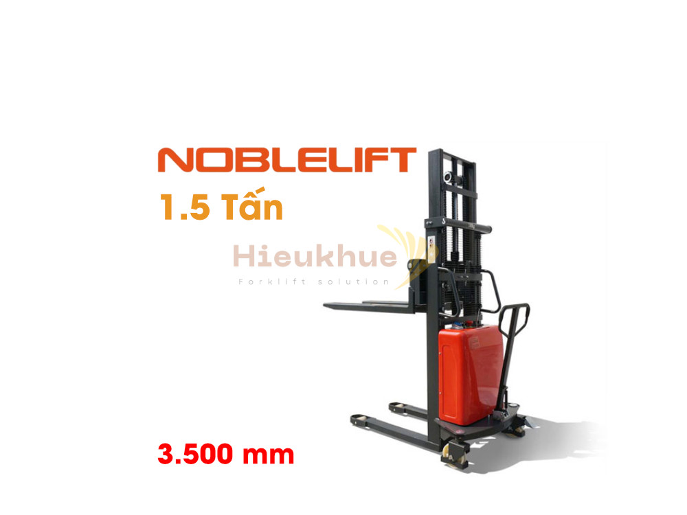 Xe nâng bán tự động 1.5 tấn nâng cao 3.5 m NOBLELIFT SPN1535
