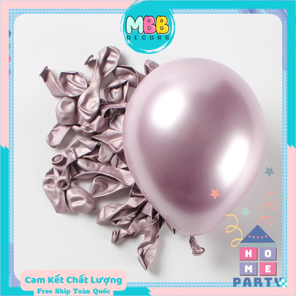 SET 100 BÓNG SIÊU NHŨ 5IN HỒNG BABY