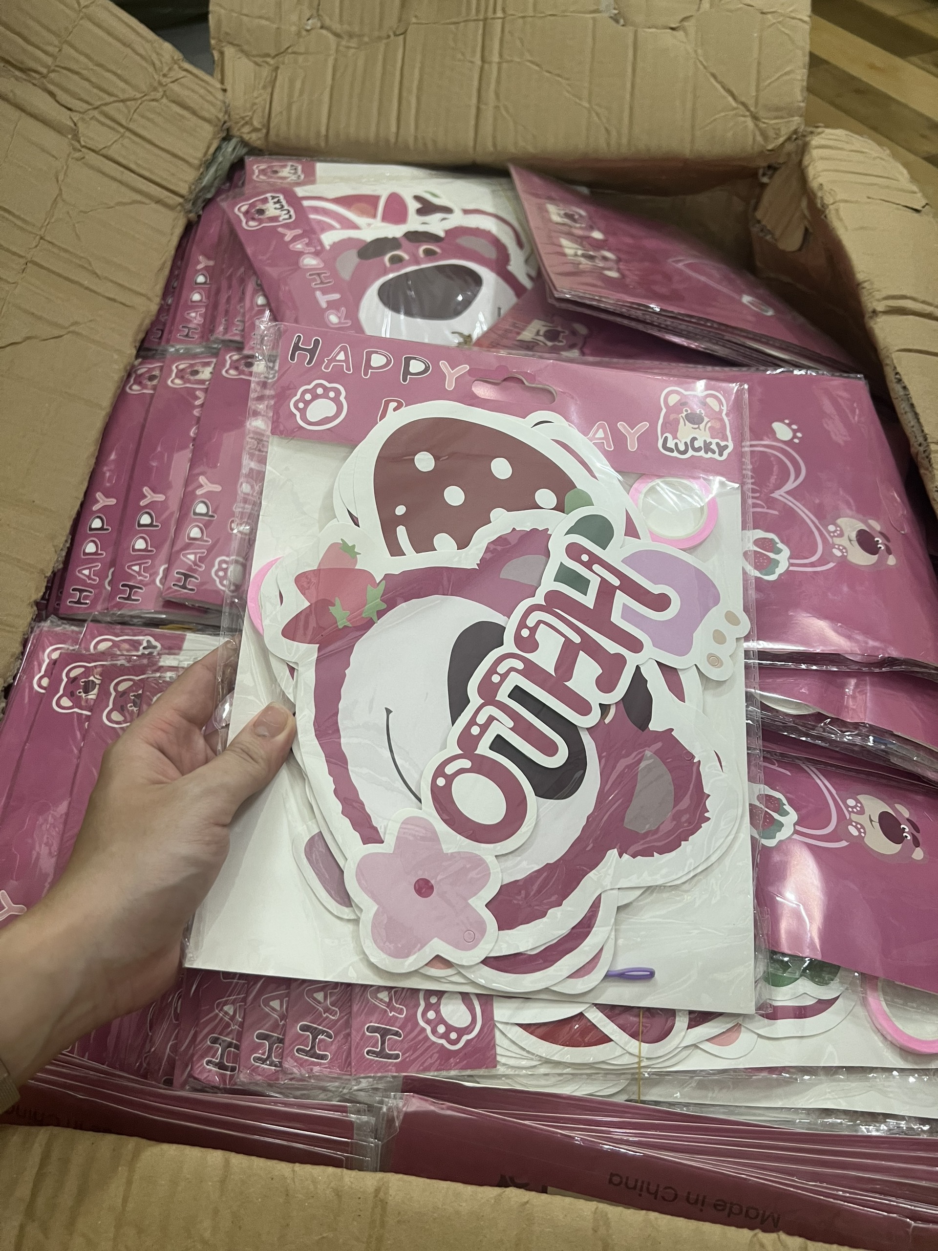 DÂY TREO HPBD GẤU DÂU