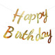 DÂY TREO HAPPY BIRTHDAY ÉP KIM MÀU VÀNG