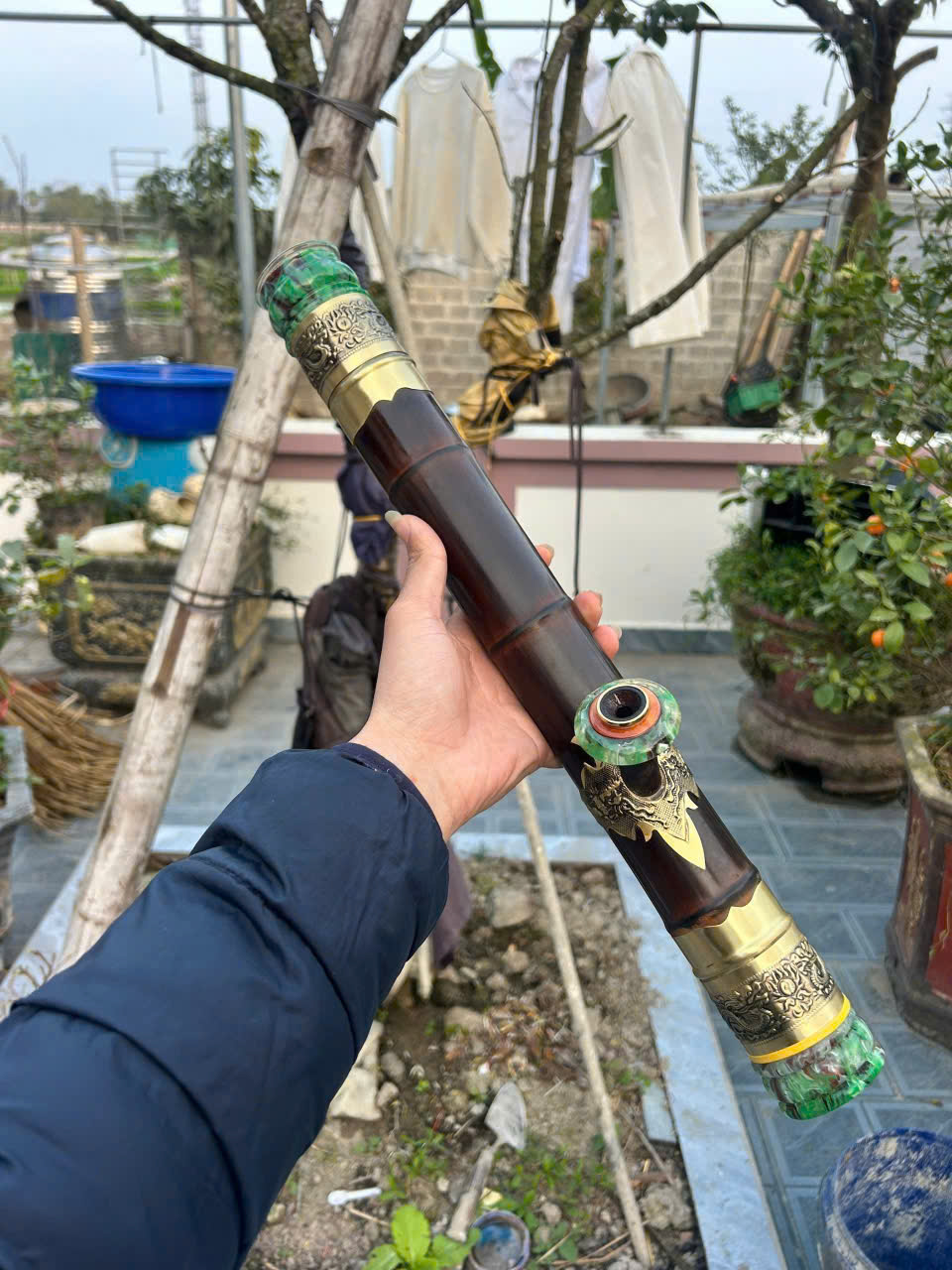 Mini rút gốc tre full ngọc