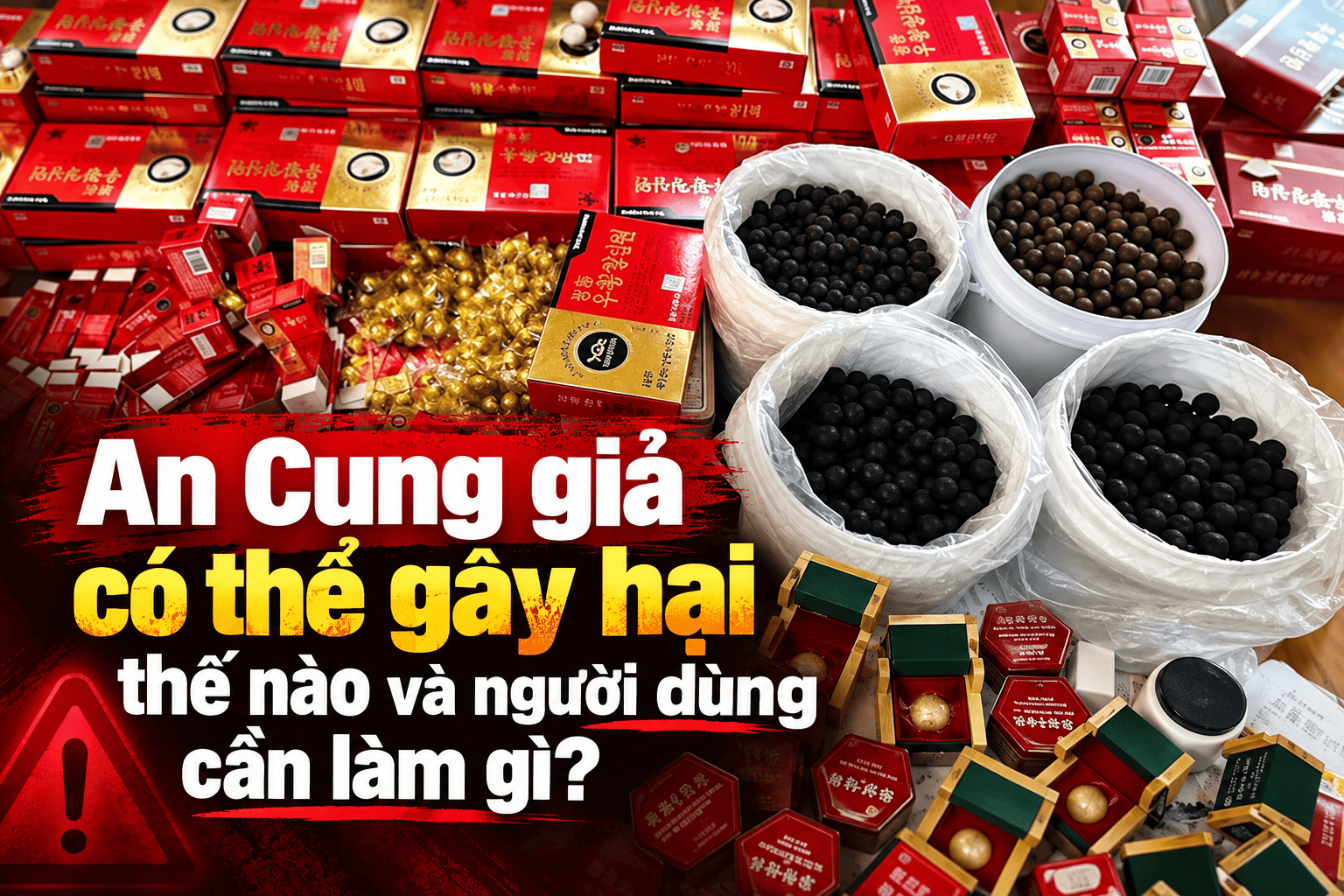 An Cung giả có thể gây hại thế nào và người dùng cần làm gì?