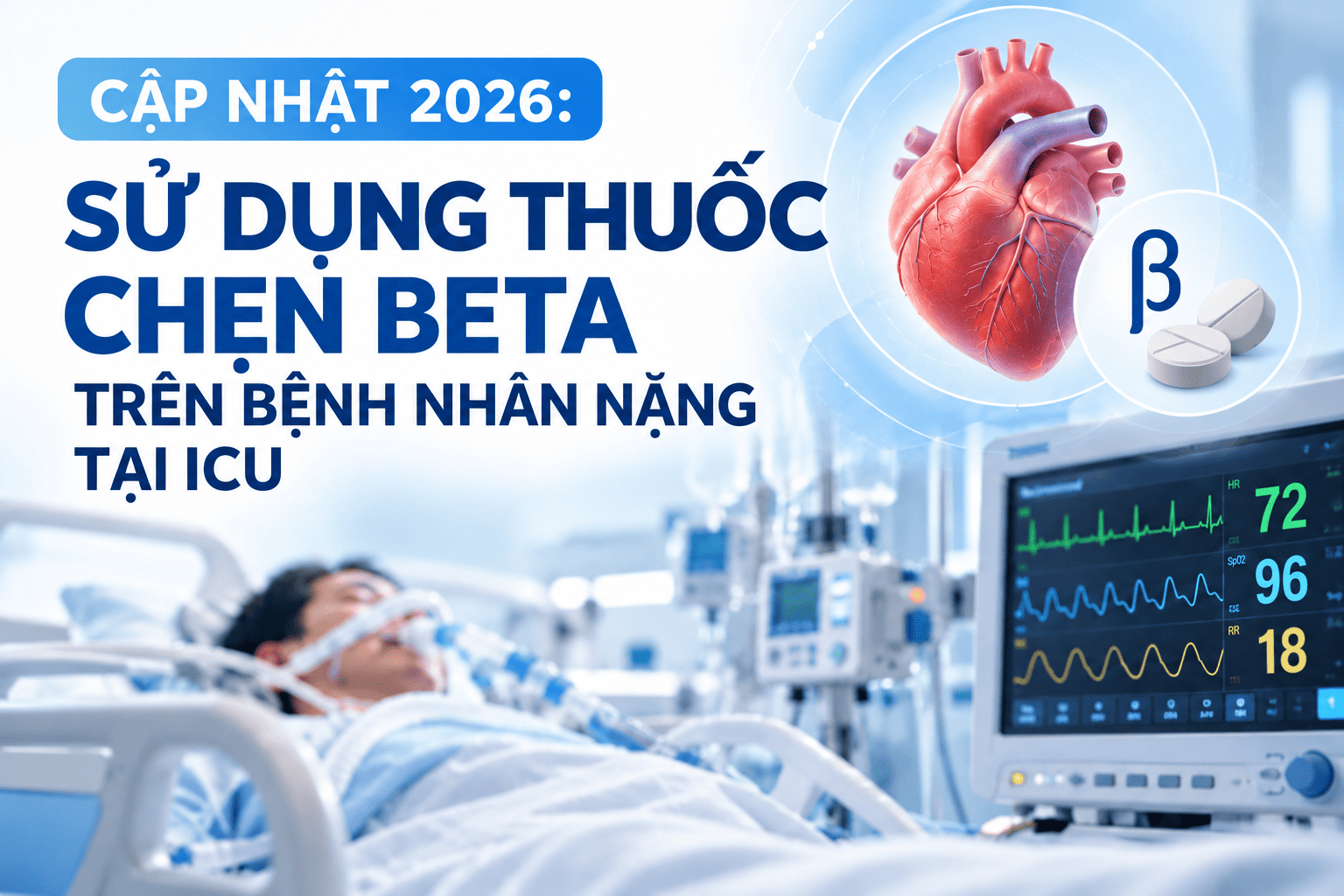 Cập nhật 2026: Sử dụng thuốc chẹn Beta trên bệnh nhân nặng tại ICU