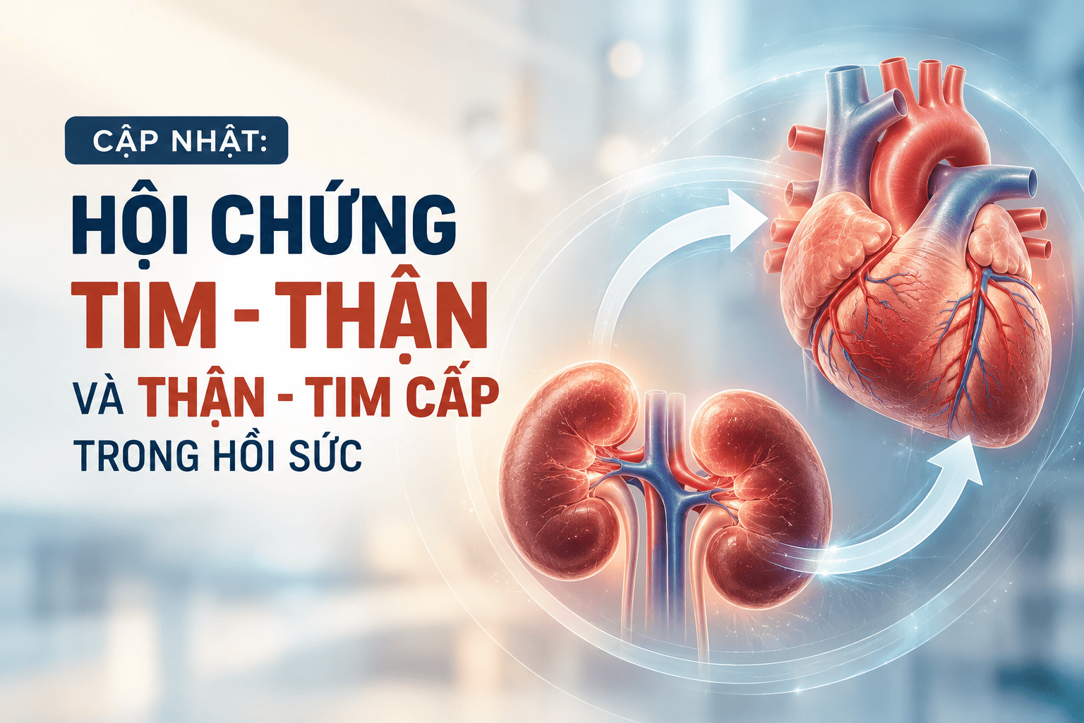 Cập nhật: Hội chứng tim - thận và thận - tim cấp trong hồi sức (CRS type 1 & type 3)