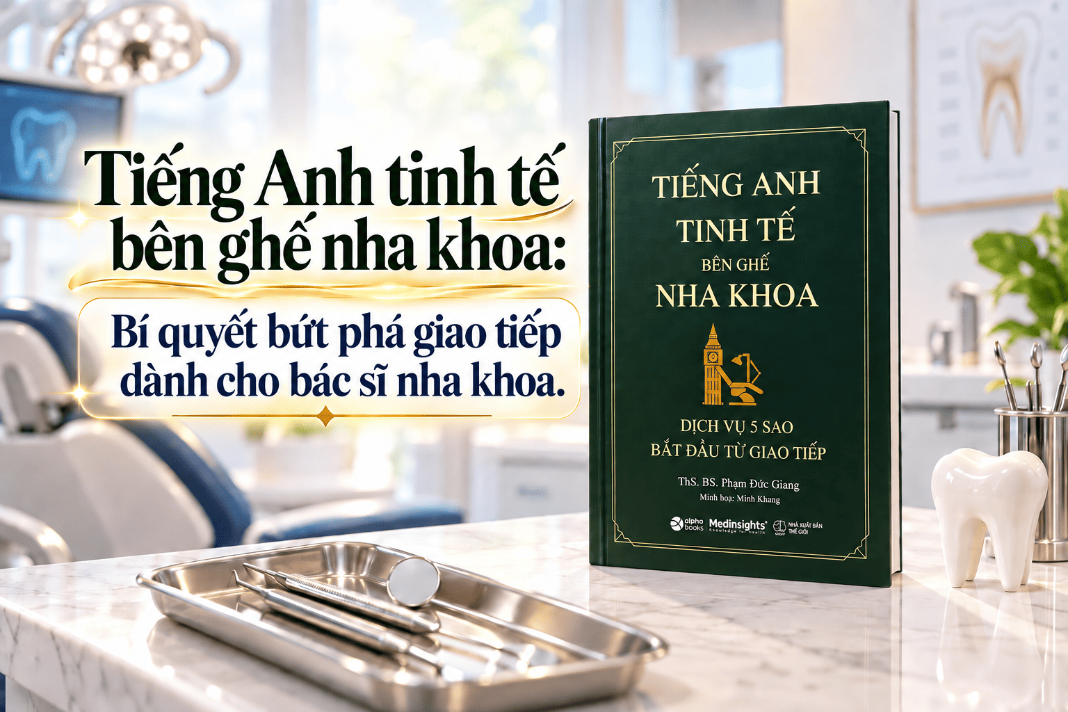 Tiếng Anh tinh tế bên ghế nha khoa: Bí quyết bứt phá giao tiếp dành cho bác sĩ nha khoa