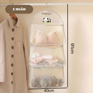 Túi lưới đựng quần áo , túi đựng đồ lót treo tủ nhiều ngăn, để đồ dùng cá nhân, tất vớ tiện lợi gọn gàng