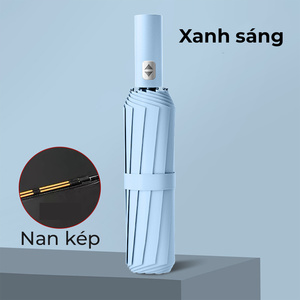 Ô che mưa gấp gọn tự động 12 nan kép, ô dù che mưa nắng mini chống tia UV tự động đóng mở nhỏ gọn - OD003
