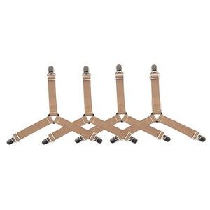 Kẹp ga giường chống xê dịch cố định ga giường có đệm nhựa, làm phẳng đệm, không làm rách ga giường.