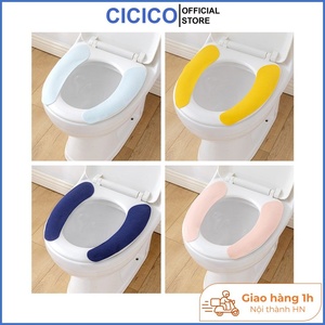 Miếng lót bồn cầu không thấm nước giặt được M222, đệm lót toilet có thể dán tùy chỉnh.