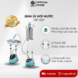 Bàn ủi hơi nước đứng mẫu mới 2026 Cicico HD-519, bàn là cây hơi nước công suất lớn 2000W phù hợp mọi loại vải, BH 12th.