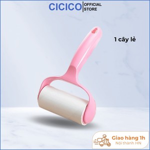 Cây lăn bụi quần áo giường nệm, cây lăn làm sạch quần áo, sofa, dính lông chó mèo, sợi chỉ vụn kèm lõi lăn bụi loại nhỏ