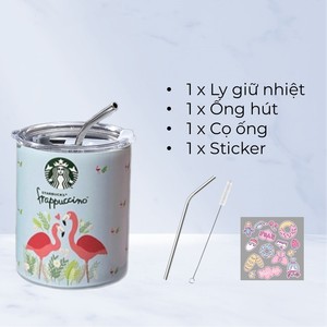 Ly giữ nhiệt Americano 600ml/300ml, cốc giữ nhiệt đến 12h không đổ mồ hôi, chuẩn inox 304