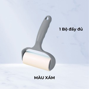 Cây lăn bụi quần áo giường nệm, cây lăn làm sạch quần áo, sofa, dính lông chó mèo, sợi chỉ vụn kèm lõi lăn bụi loại nhỏ