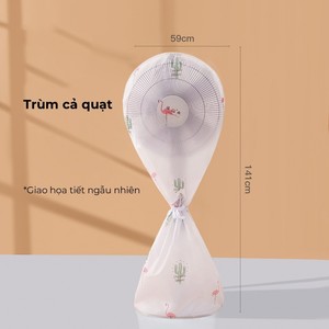 Bọc che bụi quạt Cicico A126 bọc quạt bọc chống bụi hiệu quả dùng cho quạt nhỏ