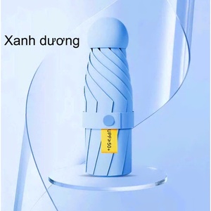 Ô che mưa gấp gọn mini, dù mini bỏ túi, ô dù che nắng mưa siêu nhẹ, chống tia UV UPF50+ kèm hộp đựng sang trọng