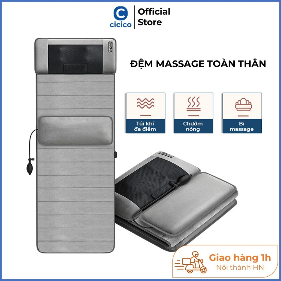 Đệm massage toàn thân Cicico LD-05 nệm massage đa năng điện rung nệm massage đa năng