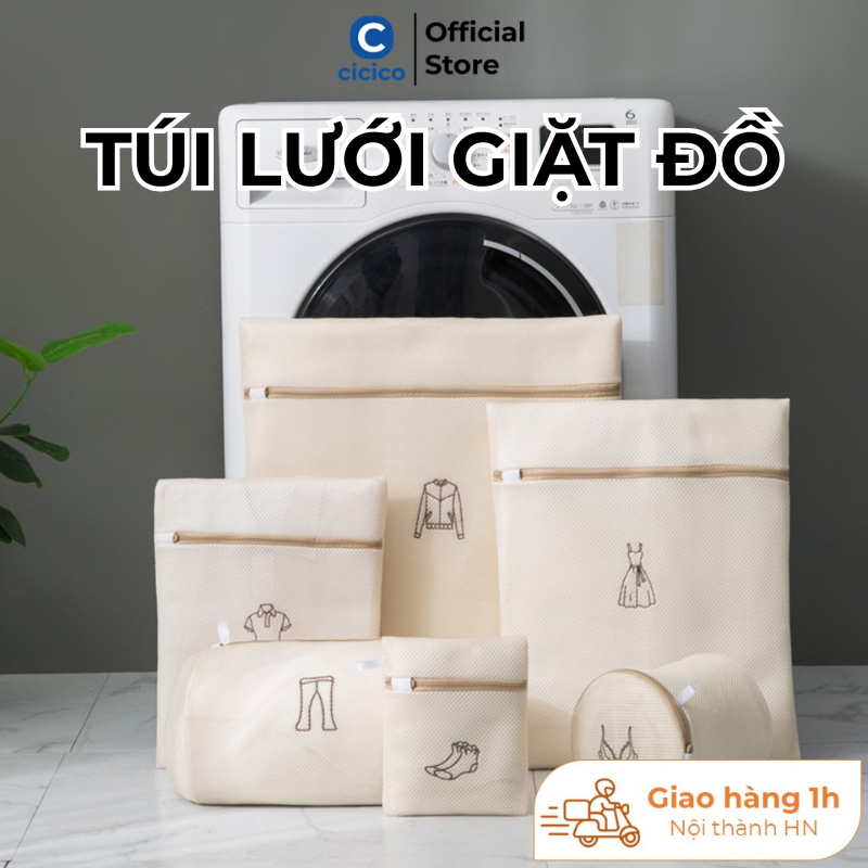 Túi Lưới Giặt Đồ 3 Lớp Siêu Dày TL03, Túi Giặt Bảo Vệ Quần Áo, Đồ Lót, Tất Vớ, Chống Nhàu Nát Khi Giặt Máy