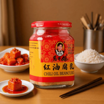 Chao Dầu Đỏ, Trọng lượng: 260gr/ lọ, Quy cách: 24 Lọ/ thùng