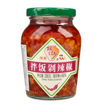 Ớt Băm Trộn Cơm TanTan Xiang, Trọng lượng: 280g