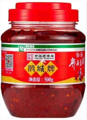 Tương Pixian Douban Dầu Đỏ, Trọng lượng: 500g/lọ, Quy cách: 24 lọ/ thùng
