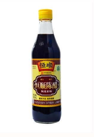Giấm Đen Hằng Thuận, Thể tích: 500ml/ chai, Quy cách: 12 chai/ thùng