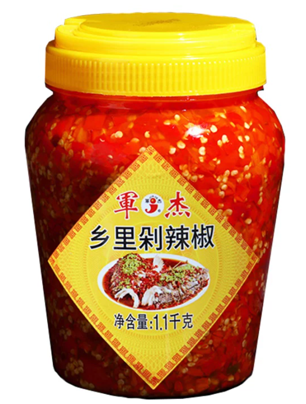 Ớt Băm Muối Truyền Thống Jun Jie, Trọng lượng: 1,1 kg