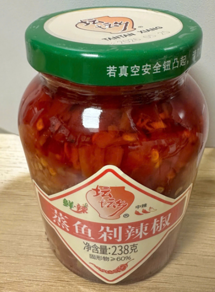 Ớt Băm Hấp Cá TanTan Xiang, Trọng lượng: 238g