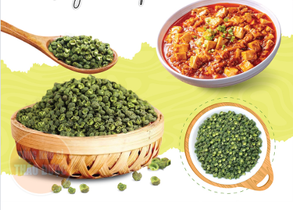 Hoa Tiêu Xanh, Trọng lượng: 1kg/ gói, Quy cách: 10 gói/thùng