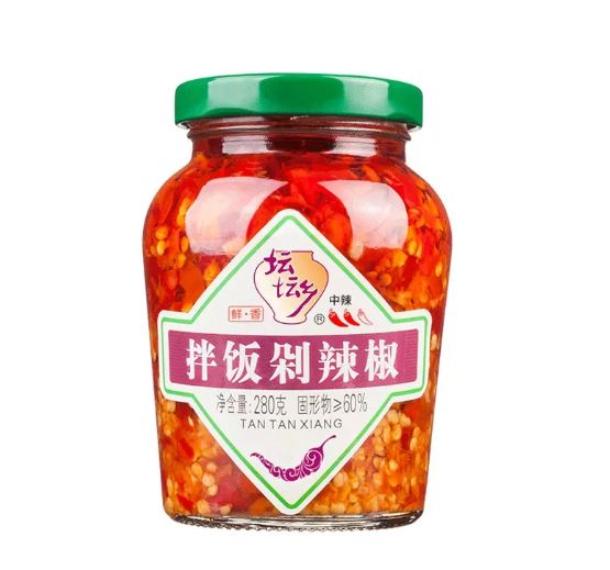 Ớt Băm Trộn Cơm TanTan Xiang, Trọng lượng: 280g