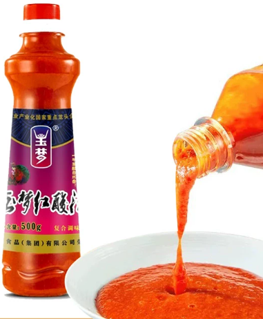 Gia vị hỗn hợp sốt lẩu chua, Thể tích: 500ml/ chai, Quy cách: 24 chai/ thùng