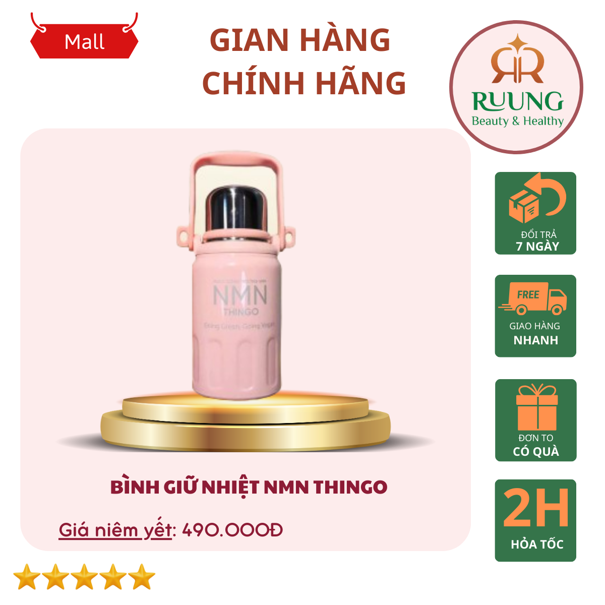 BÌNH GIỮ NHIỆT INOX NMN THINGO