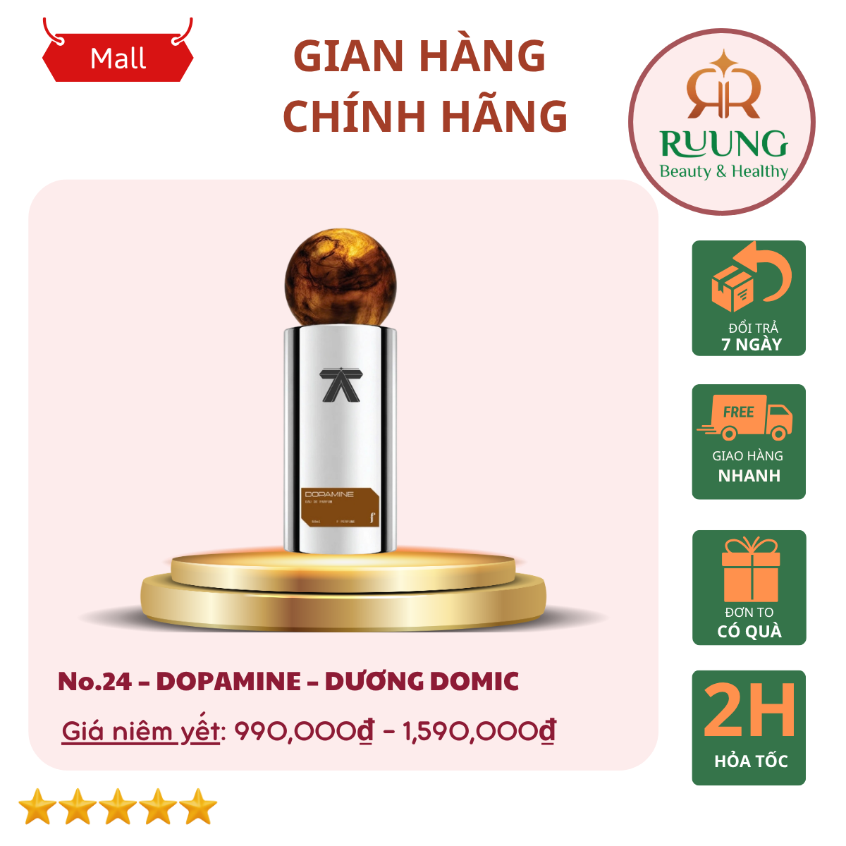 [F PERFUME] No.24 – DOPAMINE – DƯƠNG DOMIC