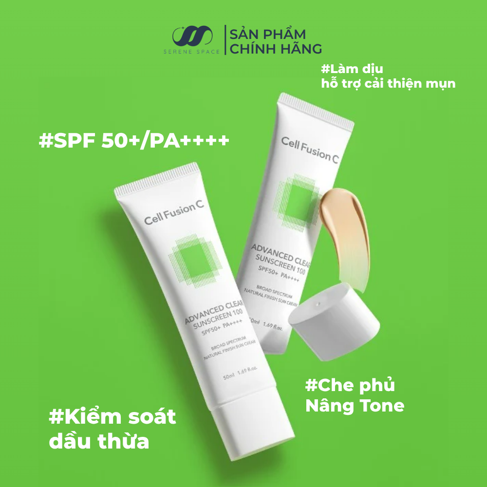 Cell Fusion C Advanced Clear Sunscreen SPF50+ PA++++: 