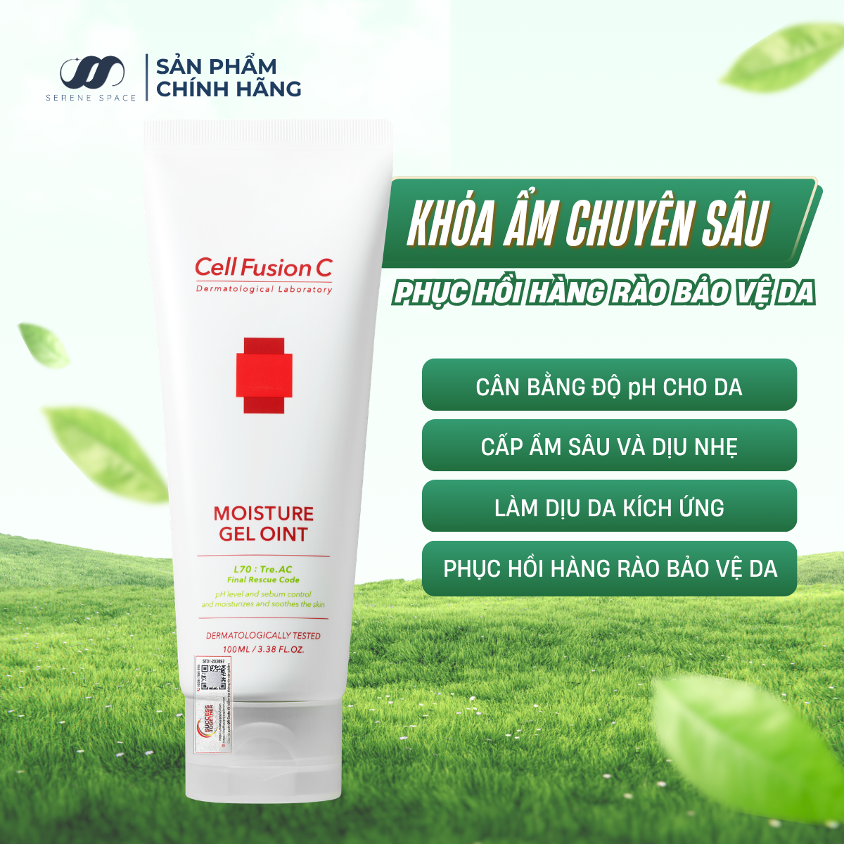 Review Cell Fusion C Moisture Gel Oint: Gel Dưỡng Ẩm Cho Làn Da Tổn Thương, Khô Ráp