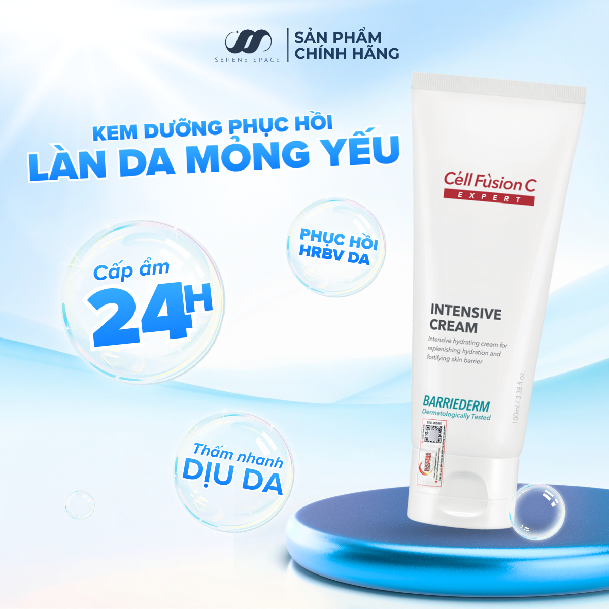 Kem Dưỡng Phục Hồi Cell Fusion C Expert Intensive Cream: Giải Pháp Cứu Cánh Cho Làn Da Khô Ráp & Bị Tổn Thương Hàng Rào Bảo Vệ