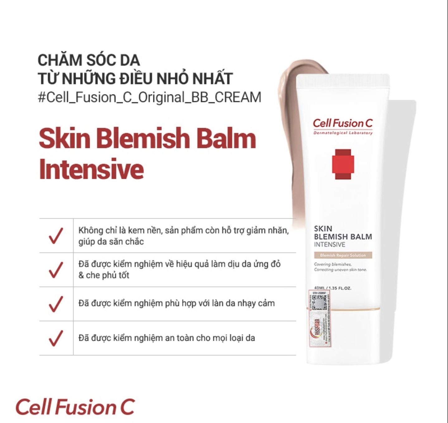 Cách Chọn BB Cream Cho Da Đang Tổn Thương - Đánh Giá Chi Tiết Cell Fusion C Skin Blemish Balm