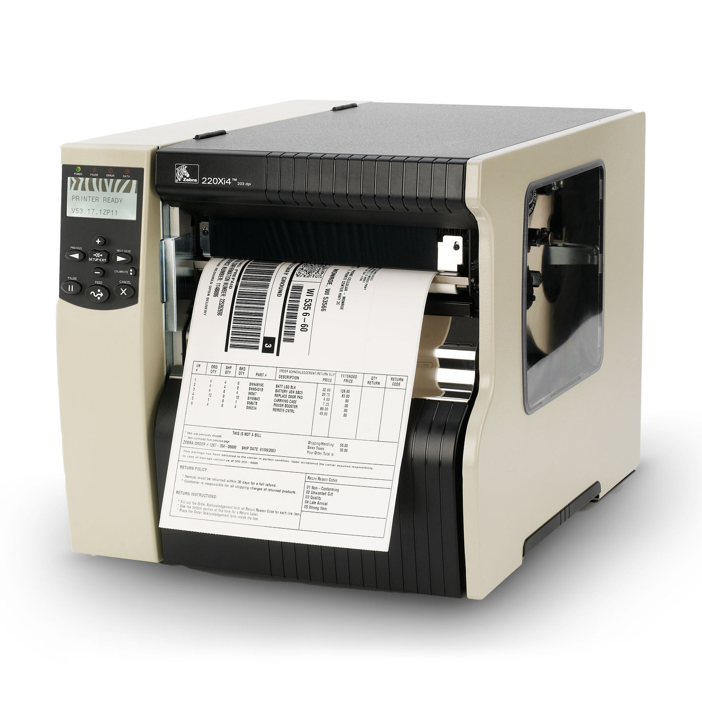 Máy in mã vạch Zebra 220Xi4