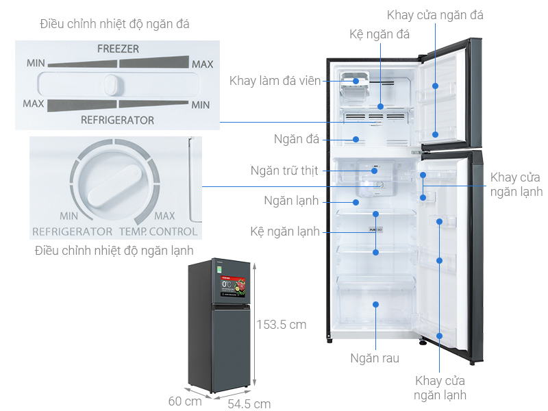 Tủ Lạnh Toshiba GR-RT303WE-PMV(52)