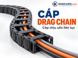 Cáp Drag Chain Là Gì? High Flex, Bán Kính Uốn Và Cách Chọn