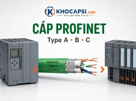 Cáp PROFINET Là Gì? Type A, B, C, Cat.5e Và Cách Chọn