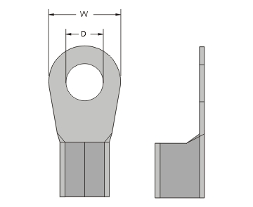 Đầu Cos Tròn Trần KSS R8 Dây 10mm²