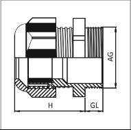 Ốc Siết Cáp Nhựa ORTAC Ren PG IP68