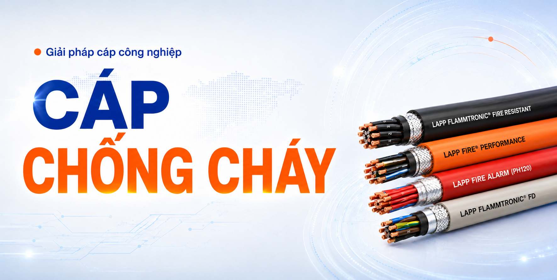 Banner cáp chống cháy