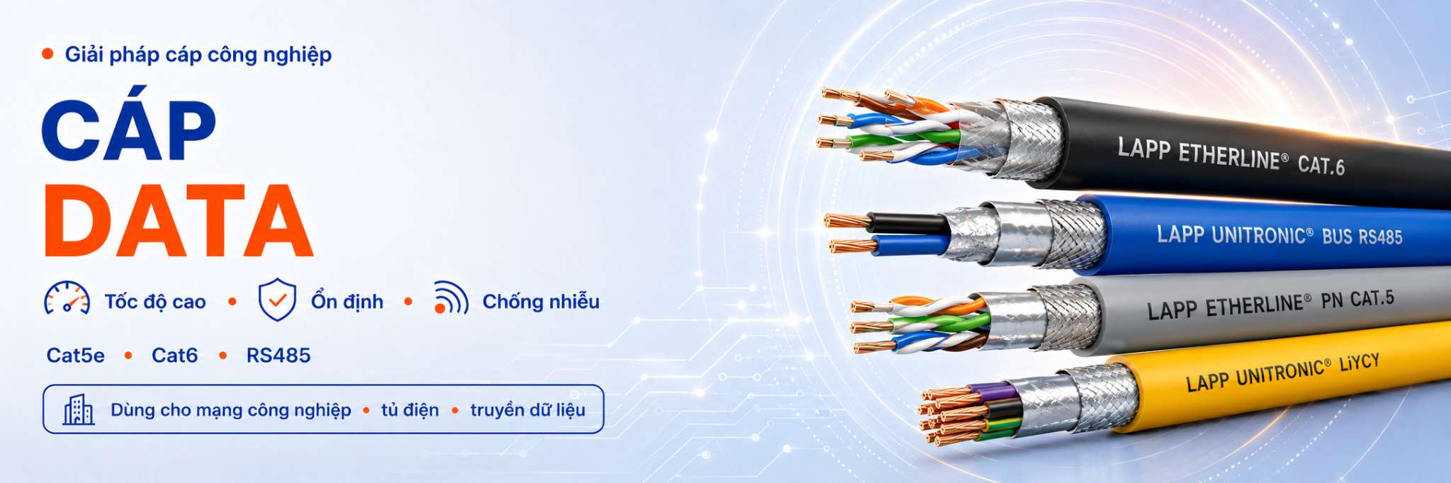 Banner Cáp data