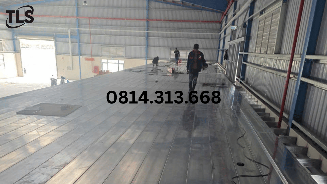 Tấm Thép Làm Sàn Nhà Xưởng – Giải Pháp Làm Sàn Tầng 2 Không Cần Đổ Bê Tông