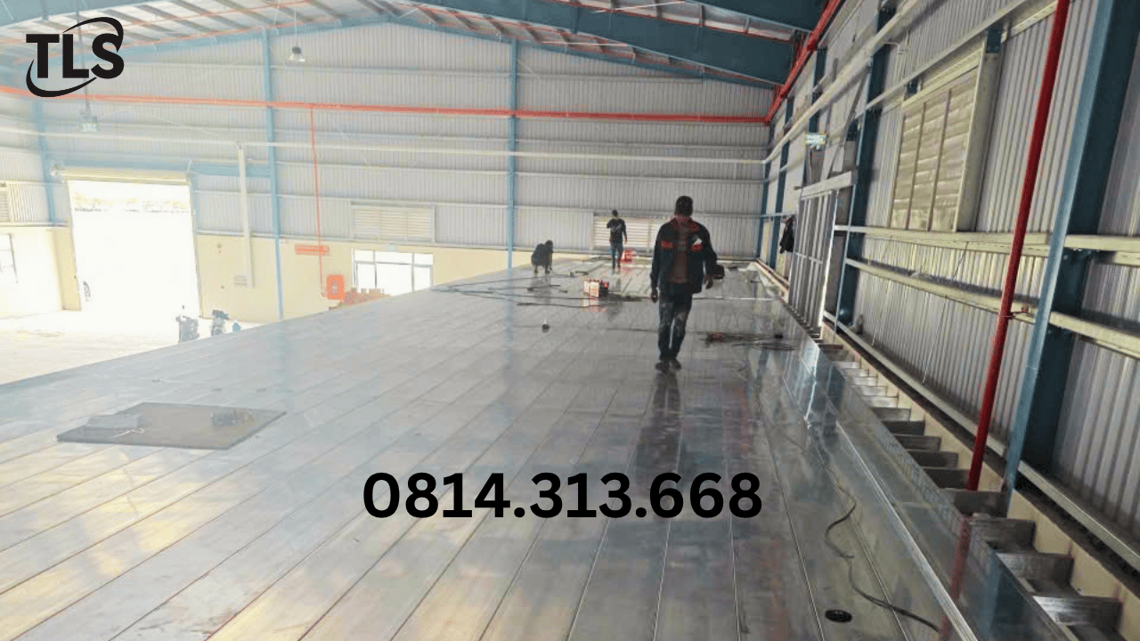 Tấm Thép Làm Sàn Tầng 2 – Giải Pháp Không Cần Đổ Bê Tông