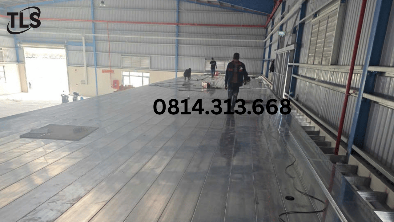 Tấm Thép Làm Sàn Nhà Xưởng – Giải Pháp Làm Sàn Tầng 2 Không Cần Đổ Bê Tông